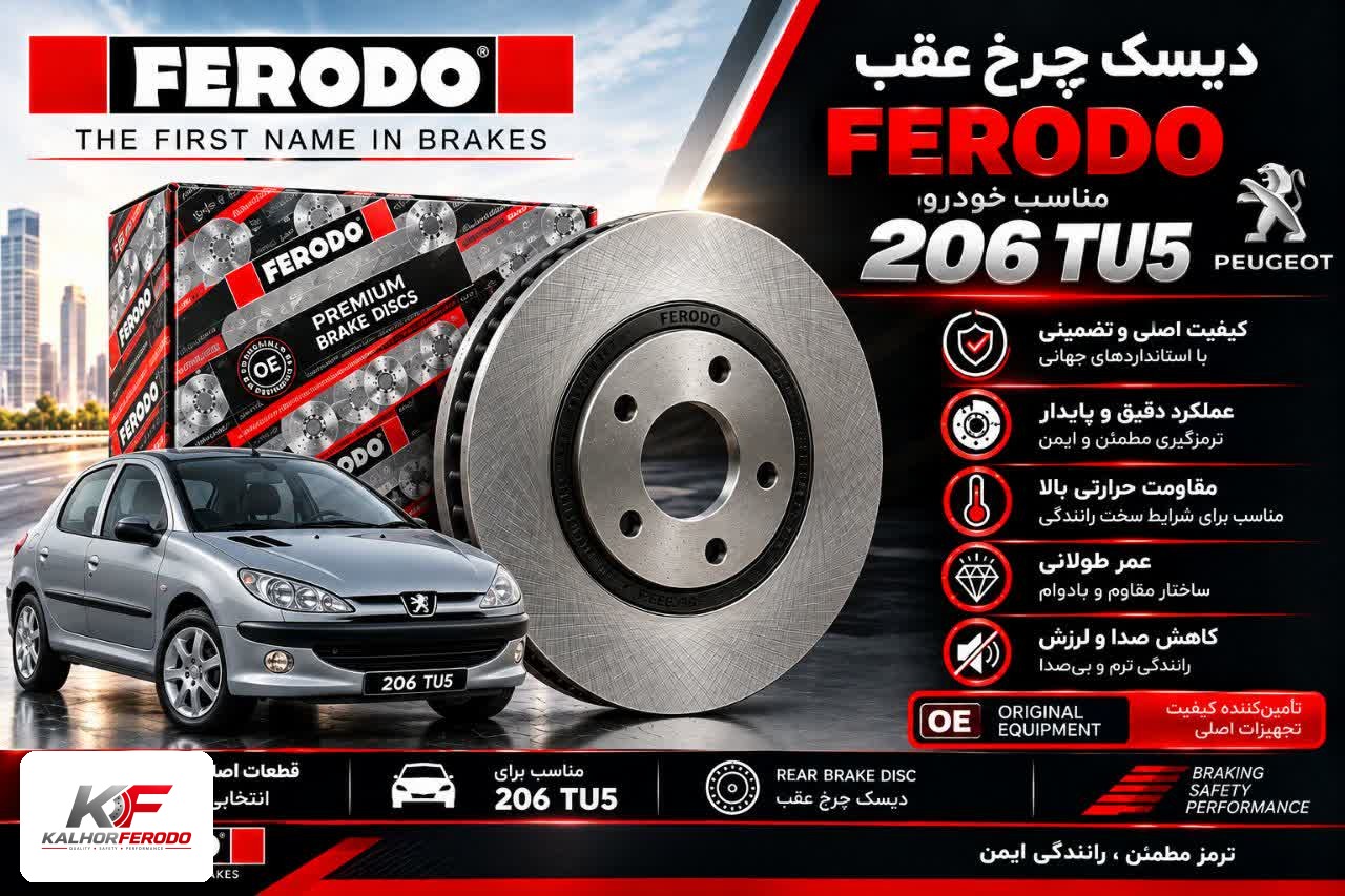 دیسک چرخ عقب 206 TU5